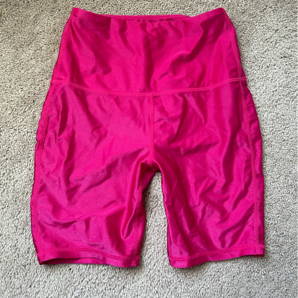 PACSUN Hot Pink Biker Shorts